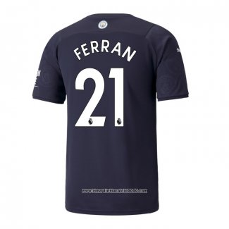 Maglia Manchester City Giocatore Ferran Terza 2021 2022