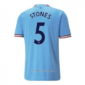 Maglia Manchester City Giocatore Stones Home 2022 2023