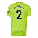 Maglia Manchester United Giocatore Lindelof Terza 2022 2023
