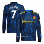 Maglia Manchester United Giocatore Ronaldo Terza Manica Lunga 2021 2022