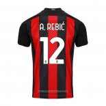 Maglia Milan Giocatore A.rebic Home 2020 2021