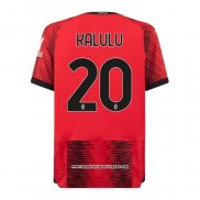 Maglia Milan Giocatore Kalulu Home 2023 2024