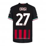 Maglia Milan Giocatore Origi Home 2022 2023