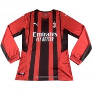 Maglia Milan Home Manica Lunga 2021 2022