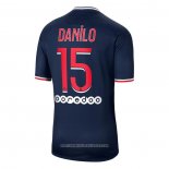 Maglia Paris Saint-Germain Giocatore Danilo Home 2020 2021