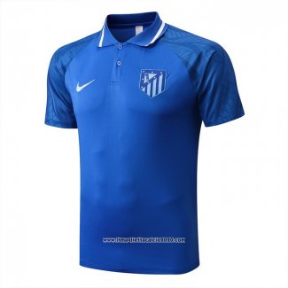 Maglia Polo Atletico Madrid 2022 2023 Blu Oscuro