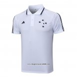 Maglia Polo Cruzeiro 2023 2024 Bianco