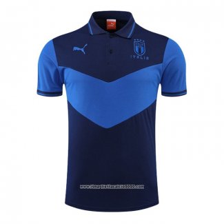 Maglia Polo Italia 2022 2023 Blu