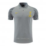 Maglia Polo Liverpool 2022 2023 Grigio