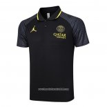 Maglia Polo Paris Saint-Germain Jordan 2023 2024 Nero