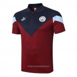 Maglia Polo Manchester City 2020 2021 Rosso