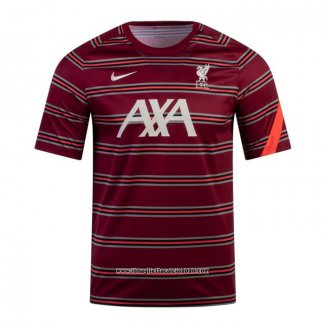 Maglia Prematch Liverpool 2022 Rosso