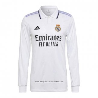 Maglia Real Madrid Home Manica Lunga 2022 2023