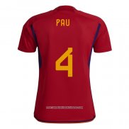 Maglia Spagna Giocatore Pau Home 2022