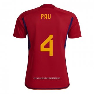 Maglia Spagna Giocatore Pau Home 2022