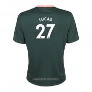Maglia Tottenham Hotspur Giocatore Lucas Away 2020 2021
