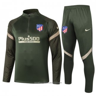 Tuta da Track Felpa Atletico Madrid 2020 2021 Verde