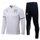 Tuta da Track Felpa Manchester City 2021 2022 Bianco