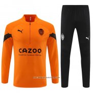 Tuta da Track Felpa Valencia FC 2022 2023 Arancione