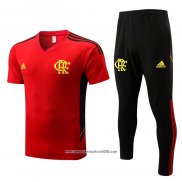 Tuta da Track Flamengo Manica Corta 2022 2023 Rosso