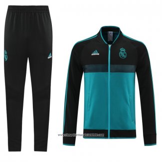 Tuta da Track Giacca Real Madrid 2021 2022 Blu e Nero