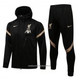 Tuta da Track con Capucha Liverpool 2021 2022 Nero