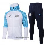 Tuta da Track con Capucha Manchester City 2021 Bianco