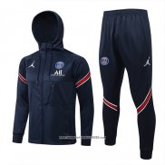 Tuta da Track con Capucha Paris Saint-Germain 2021 2022 Blu