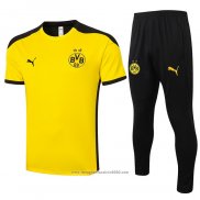 Tuta da Track Borussia Dortmund Manica Corta 2020 2021 Giallo