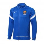 Giacca FC Barcellona 2021 2022 Blu e Bianco