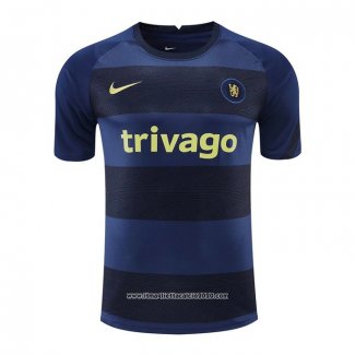 Maglia Allenamento Chelsea 2022 2023 Blu Oscuro