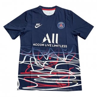 Maglia Allenamento Paris Saint-Germain 2022 Blu