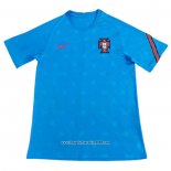 Maglia Allenamento Portogallo 2021 Blu