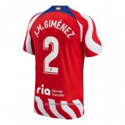 Maglia Atletico Madrid Giocatore J.M.Gimenez Home 2022 2023