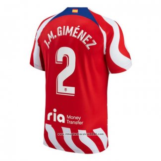 Maglia Atletico Madrid Giocatore J.M.Gimenez Home 2022 2023