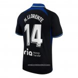 Maglia Atletico Madrid Giocatore M.Llorente Away 2022 2023