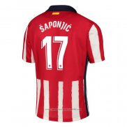 Maglia Atletico Madrid Giocatore Saponjic Home 2020 2021