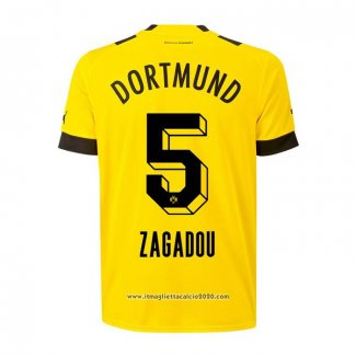 Maglia Borussia Dortmund Giocatore Zagadou Home 2022 2023