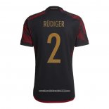 Maglia Germania Giocatore Rudiger Away 2022