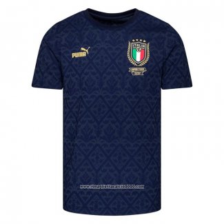 Thailandia Maglia Italia European Champions 2020 Blu Oscuro