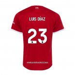 Maglia Liverpool Giocatore Luis Diaz Home 2023 2024