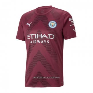 Maglia Manchester City Portiere 2022 2023 Rosso