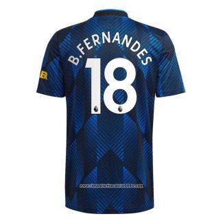 Maglia Manchester United Giocatore B.Fernandes Terza 2021 2022