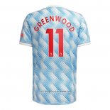 Maglia Manchester United Giocatore Greenwood Away 2021 2022