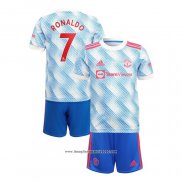 Maglia Manchester United Giocatore Ronaldo Away Bambino 2021 2022