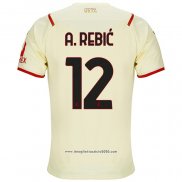 Maglia Milan Giocatore A.rebic Away 2021 2022