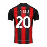 Maglia Milan Giocatore Kalulu Home 2020 2021