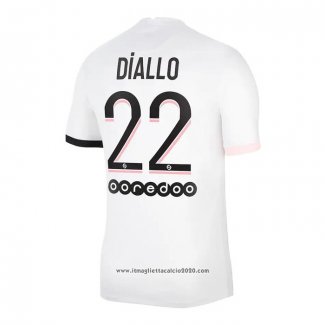 Maglia Paris Saint-Germain Giocatore Diallo Away 2021 2022