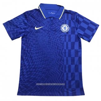 Maglia Polo Chelsea 2021 Blu