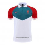 Maglia Polo Liverpool 2022 2023 Verde Bianco Rosso